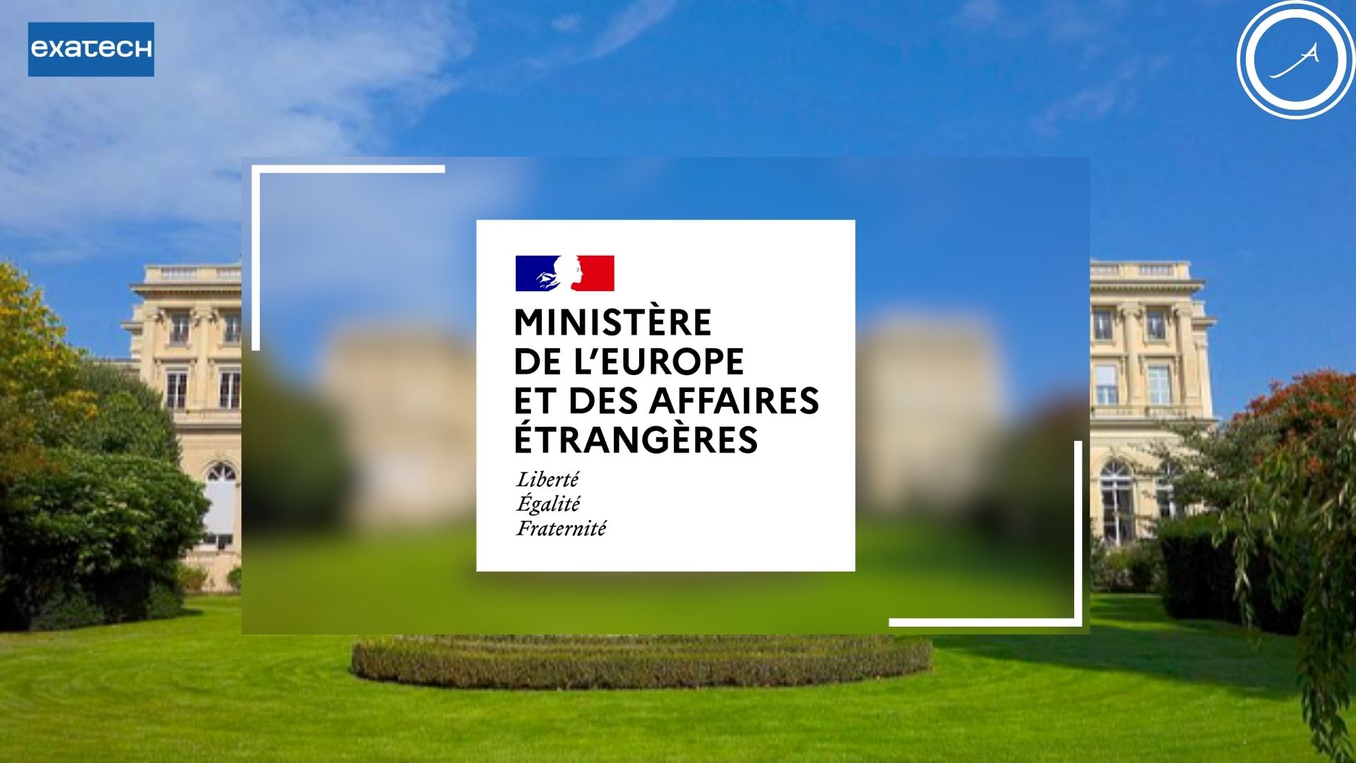 organisation concours ministere de leau et des affaires etrangeres